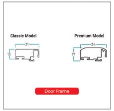 Openable net door dimensions 1