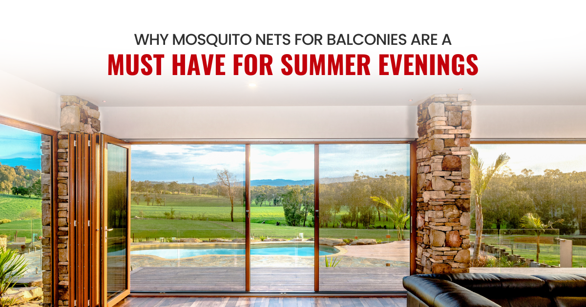 why mosquito nets for balconies are must have for summer evening