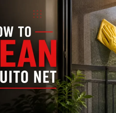 how to clean mosquito net