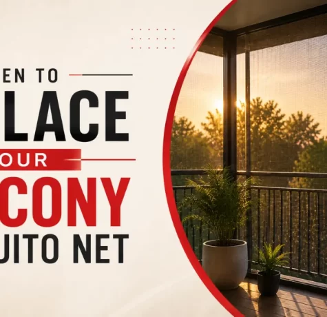 replace your balcony mosquito net