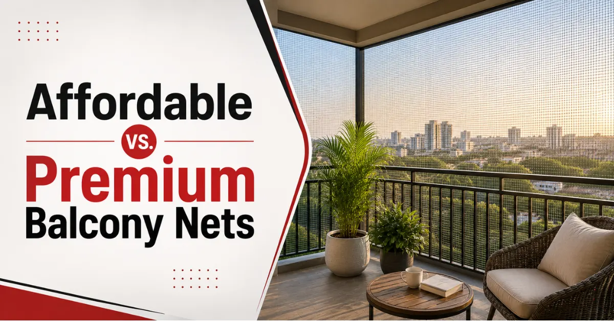 affordable vs premium balcony nets